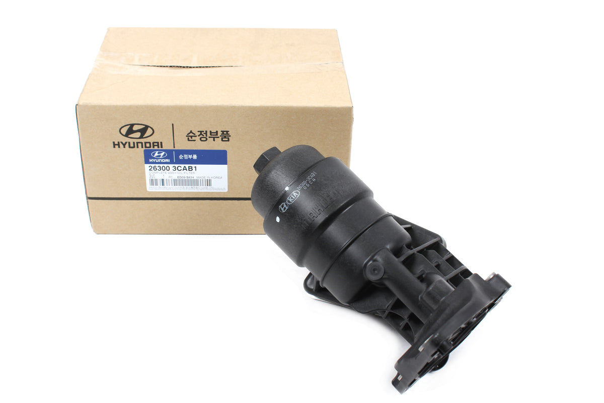 Genuine Hyundai/Kia Oil Filters 2-Pack – 26320-3CAA0, Fits 2010-2019 Azera, Santa Fe, Cadenza, Sedona, Sorento, Made In Korea