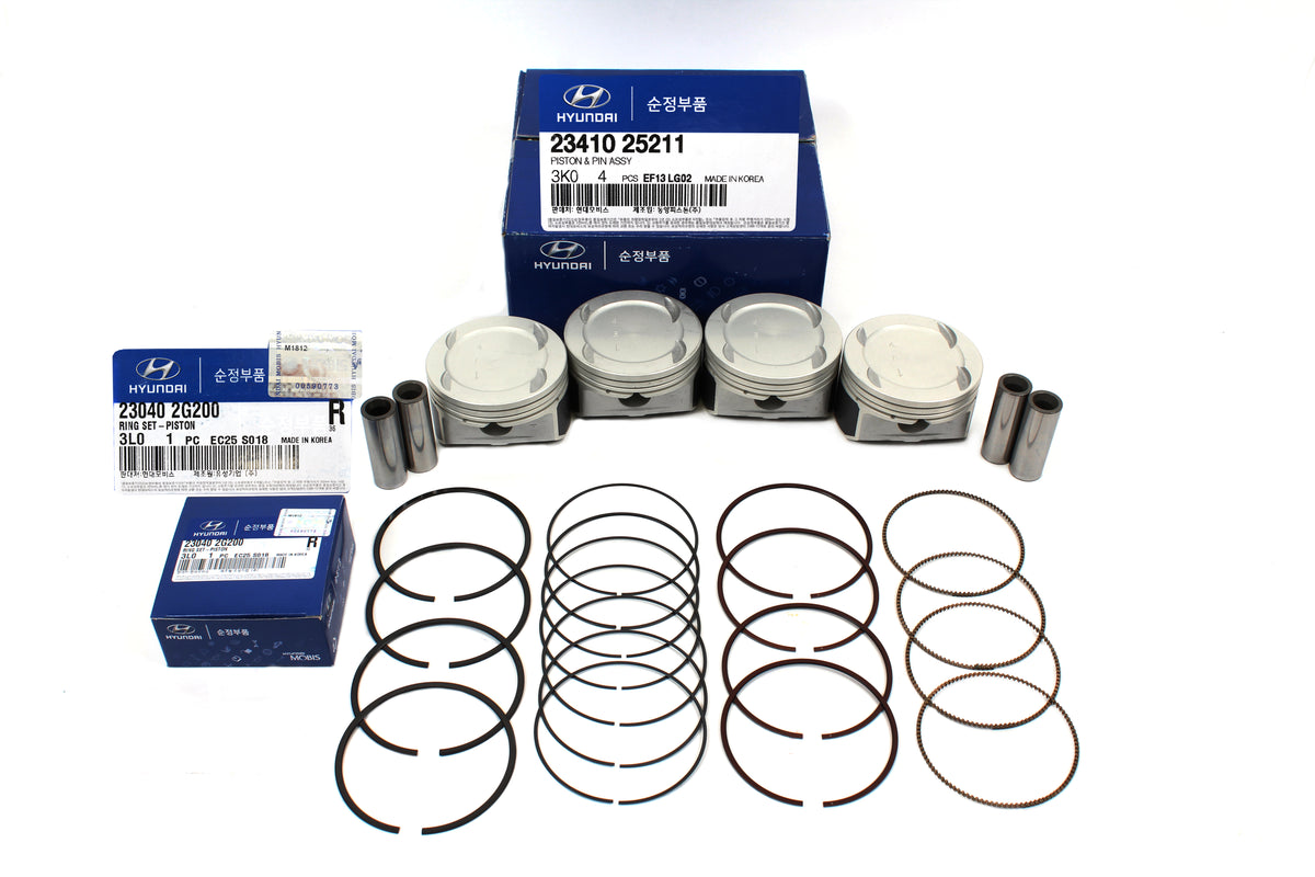 GENUINE ENGINE PISTON W/ RING SET for 06-08 SONATA OPTIMA RONDO 2.4L 2341025211