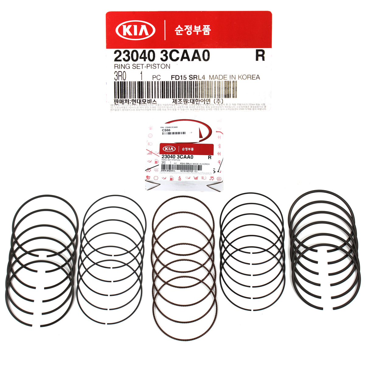 GENUINE Engine Piston Rings for 10-14 Santa Fe Sedona Sorento 3.5L 230403CAA0