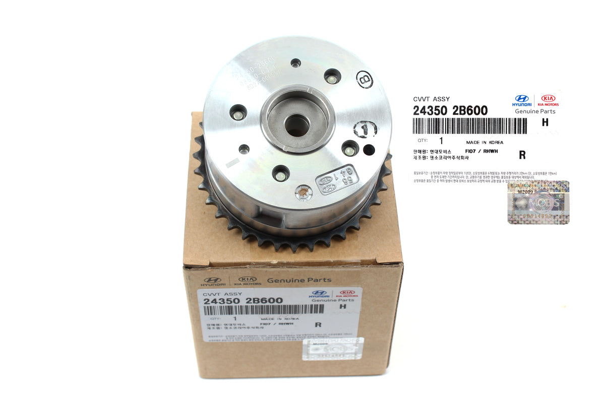 GENUINE CVVT Camshaft Gear for 2012-2019 Hyundai Accent Veloster 243502B600