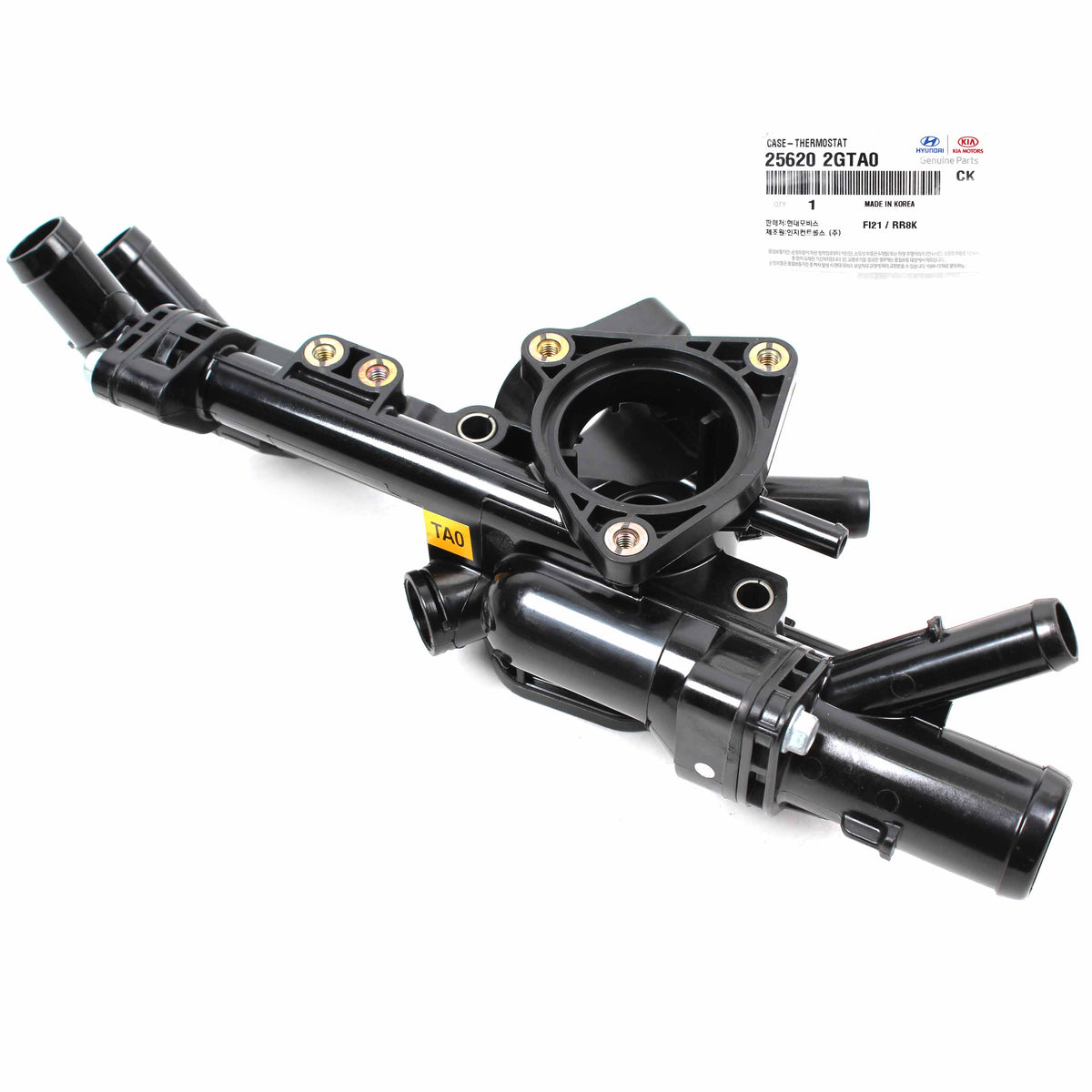 OEM Thermostat Housing for 15-20 Hyundai Santa Fe Sonata 2.0L Turbo 256202GTA0