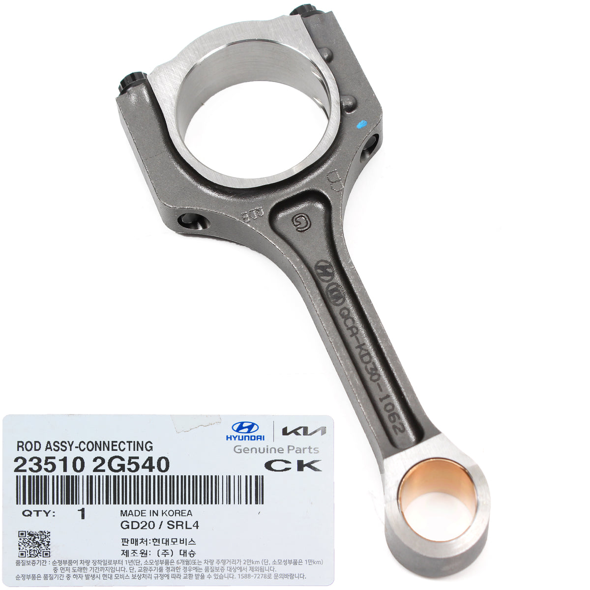 Engine Connecting Rod GENUINE for 11-15 Sonata Optima Sorento 2.4L 235102G540