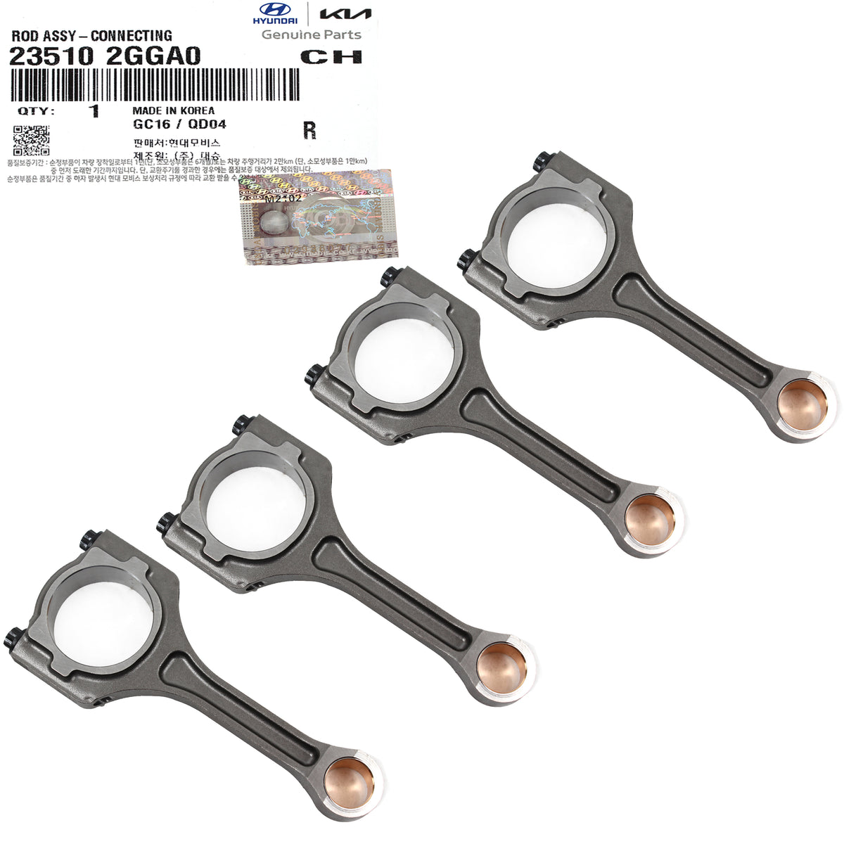 Engine Connecting Rod For Hyundai & Kia 2.0L Models - Santa Fe, Sonata, Sportage, Optima 2012-2016