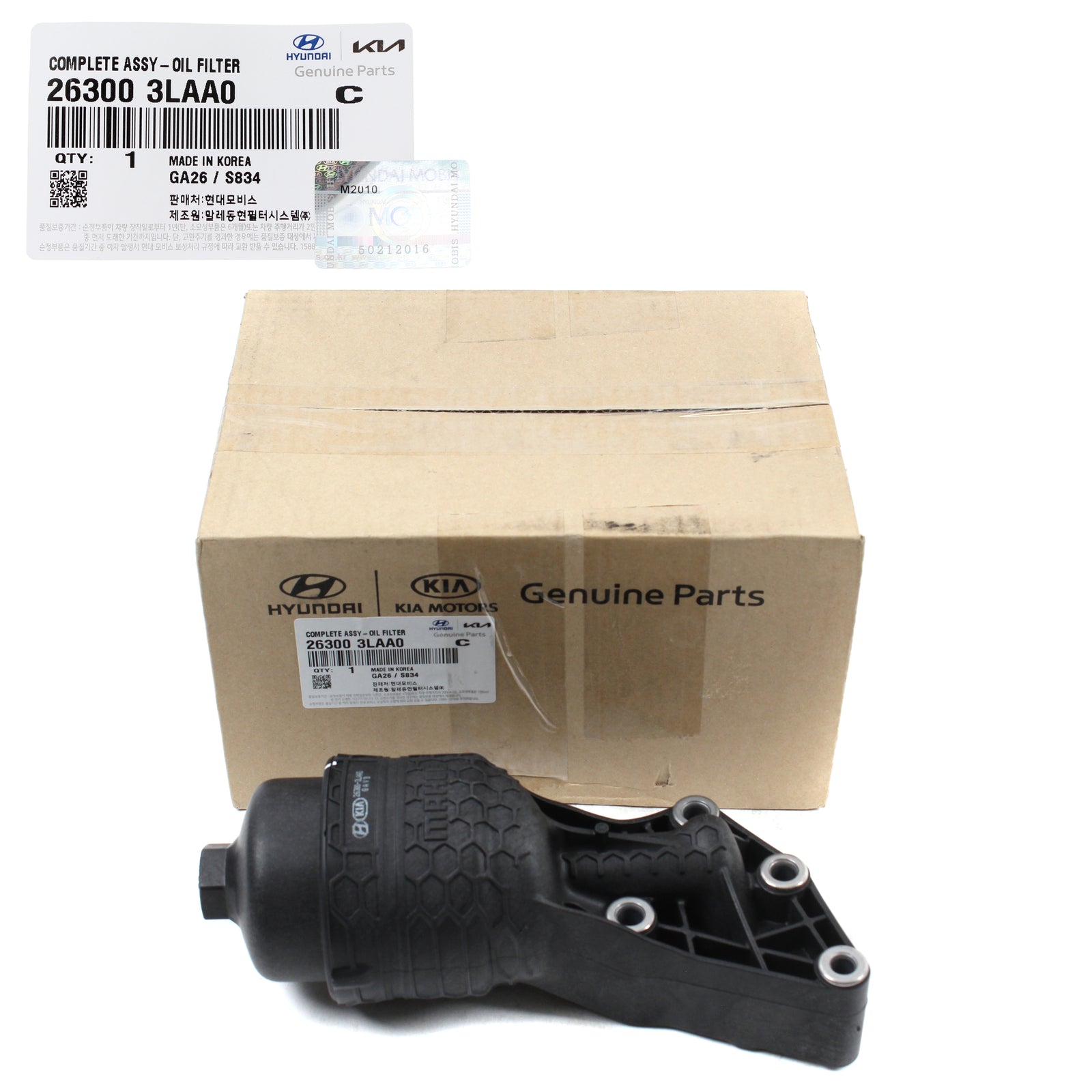 GENUINE Oil Filter for 16-21 Genesis G80 Hyundai Palisade 3.3L 3.8L 263003LAA0