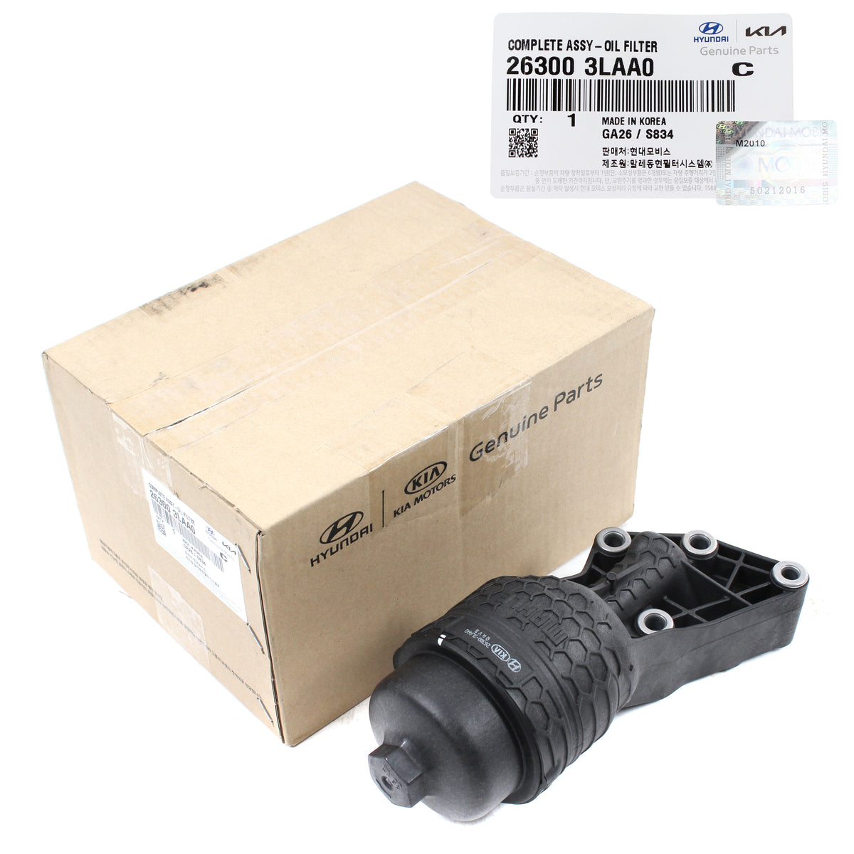 GENUINE Oil Filter for 16-21 Genesis G80 Hyundai Palisade 3.3L 3.8L 263003LAA0