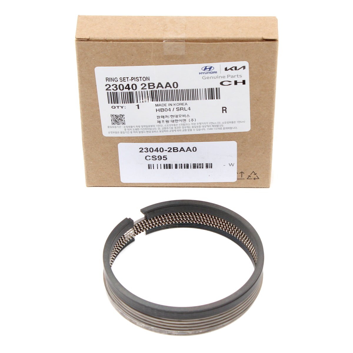 GENUINE Engine Piston Rings STD for 13-20 Elantra Veloster Forte Soul 1.6L Turbo