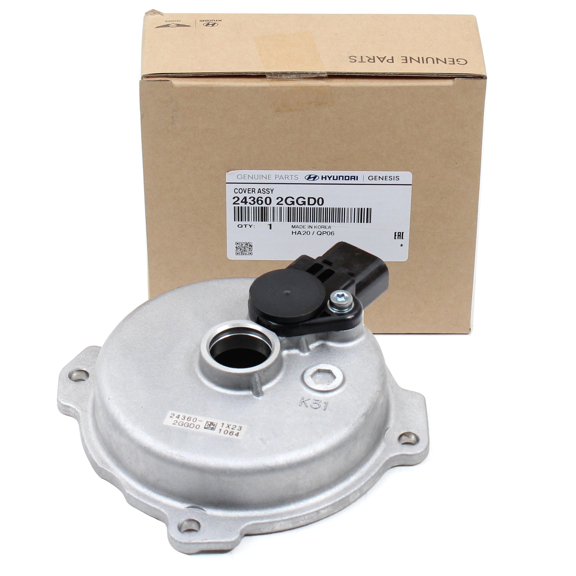 GENUINE Intake VVT Solenoid Cap Sensor for 14-20 Hyundai Kia 2.0 2.4L 243602GGD0