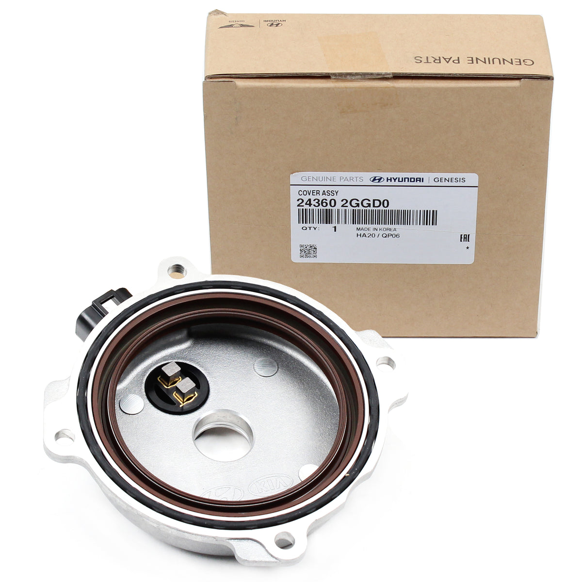 GENUINE Intake VVT Solenoid Cap Sensor for 14-20 Hyundai Kia 2.0 2.4L 243602GGD0