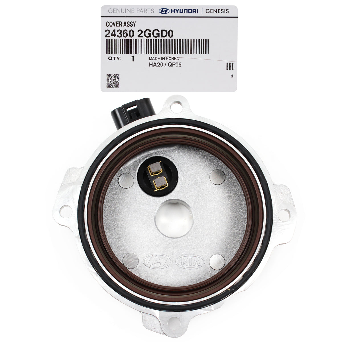 GENUINE Intake VVT Solenoid Cap Sensor for 14-20 Hyundai Kia 2.0 2.4L 243602GGD0