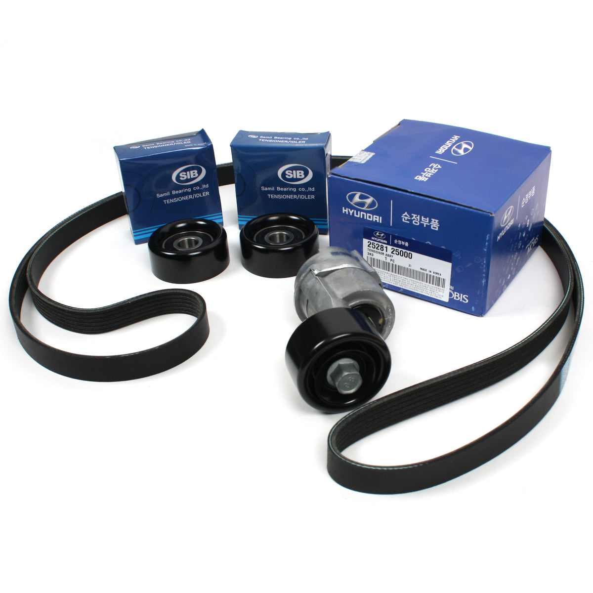 Fits 06-07 Sonata Optima Rondo 2.4L Complete Timing Chain Kit A/C Belt Tensioner