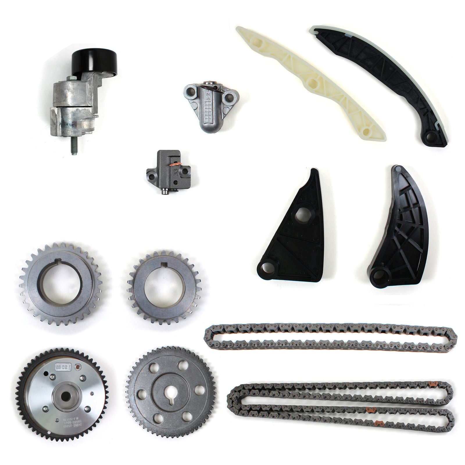 GENUINE 06-07 For Sonata Optima 2.4L G4KC Full Timing Chain Kit CVVT Sprocket