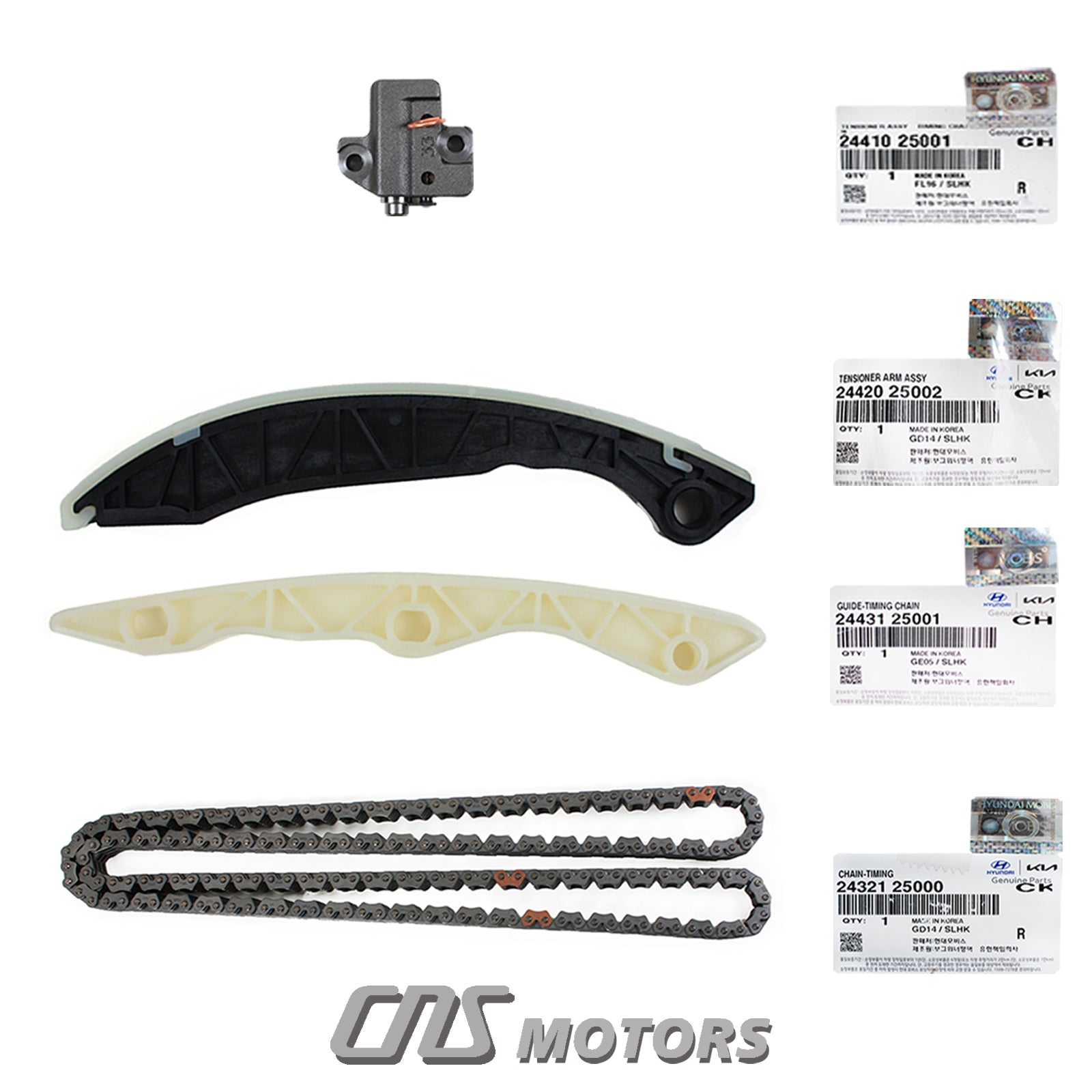 GENUINE Timing Chain Kit Belt Tensioner for 2006-2013 Hyundai Kia 2.0L 2.4L