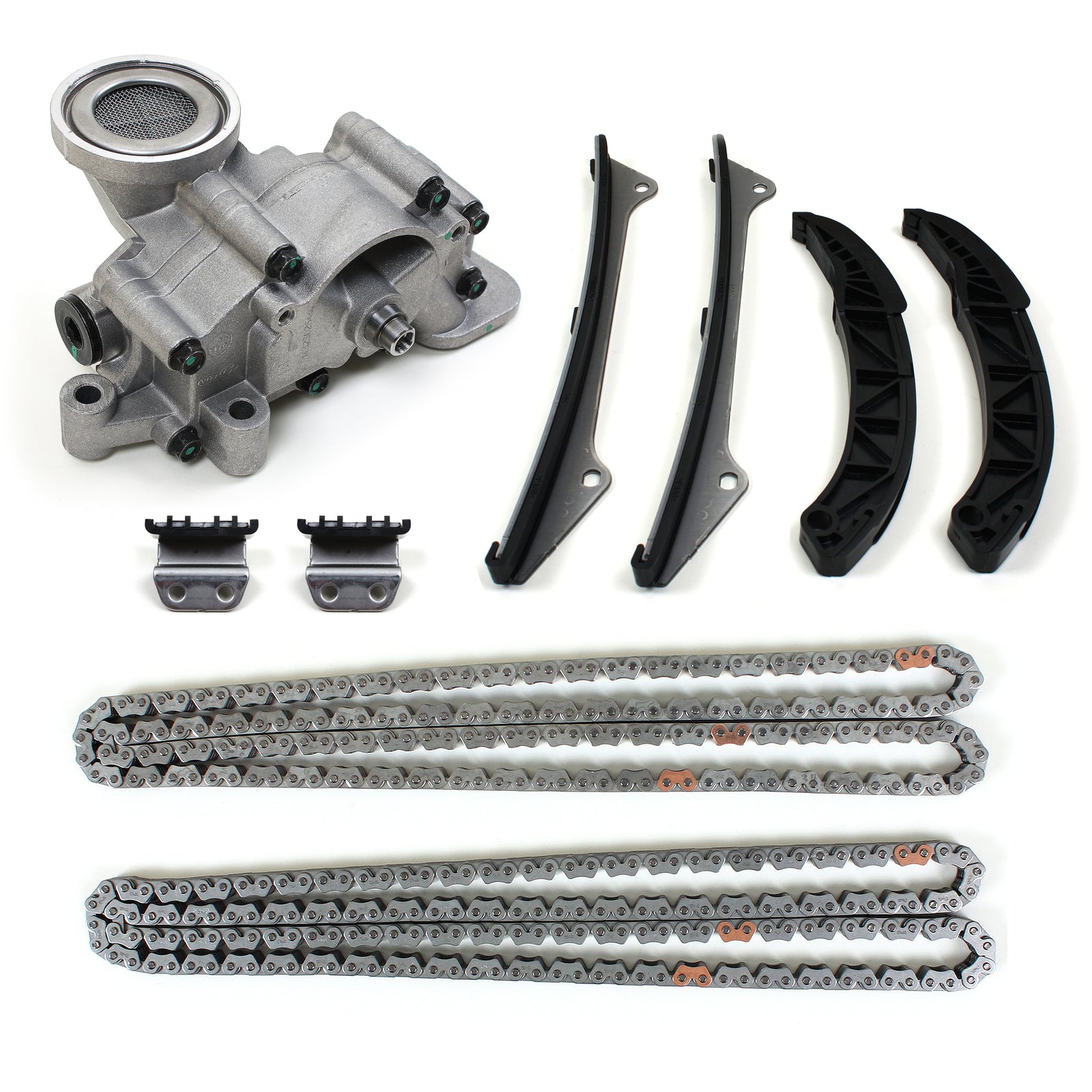 GENUINE Engine Timing Chain Kit w/ Oil Pump for 06-10 Hyundai Kia 3.3L 3.8L