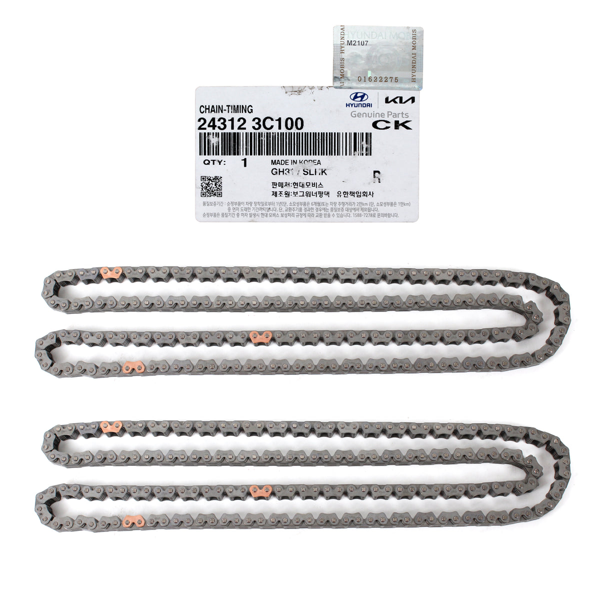 GENUINE Engine Timing Chain Kit for 06-10 Hyundai Santa Fe Kia Sorento 3.3L 3.8L