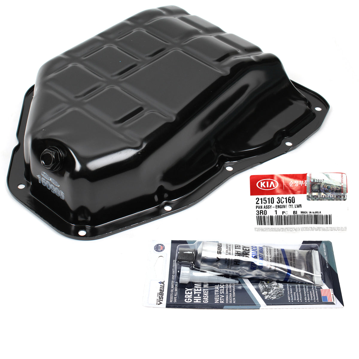 GENUINE Engine Oil Pan Lower for 10-16 Hyundai Kia 3.3L 3.5L 3.8L OEM 215103C160