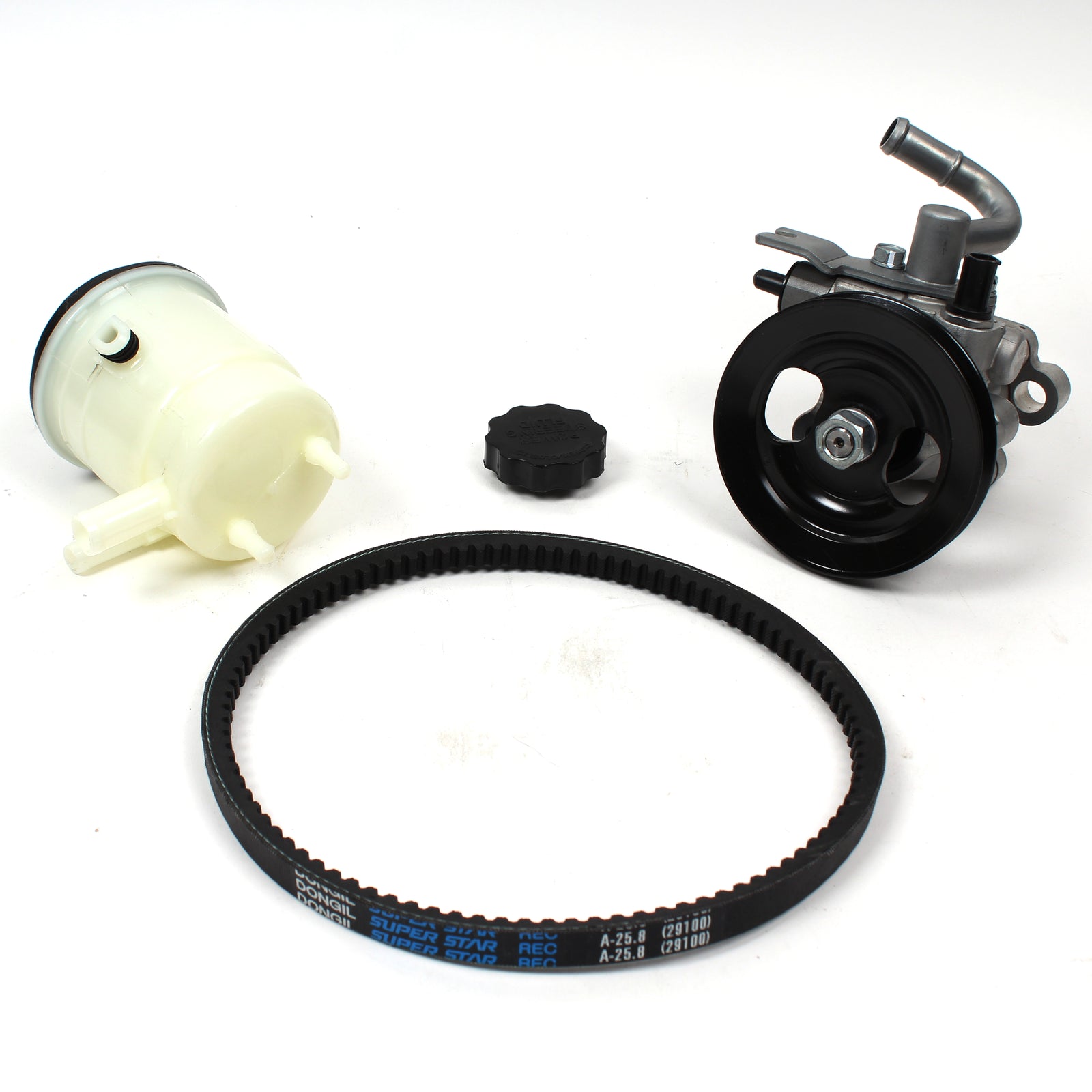 Power Steering Pump w/ Belt & Reservoir Tank for 06-09 Hyundai Accent 571001E000