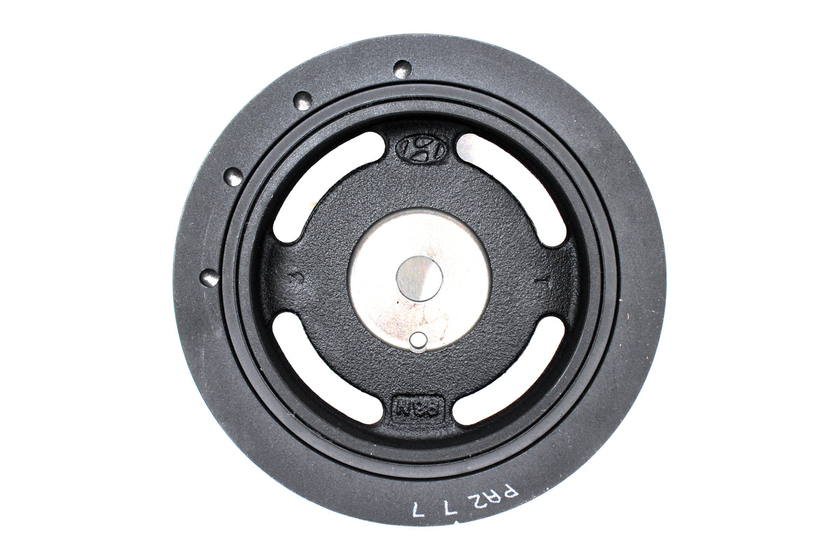 GENUINE Crankshaft Pulley Harmonic Balancer for 99-10 Hyundai Kia 2.5L 2.7L