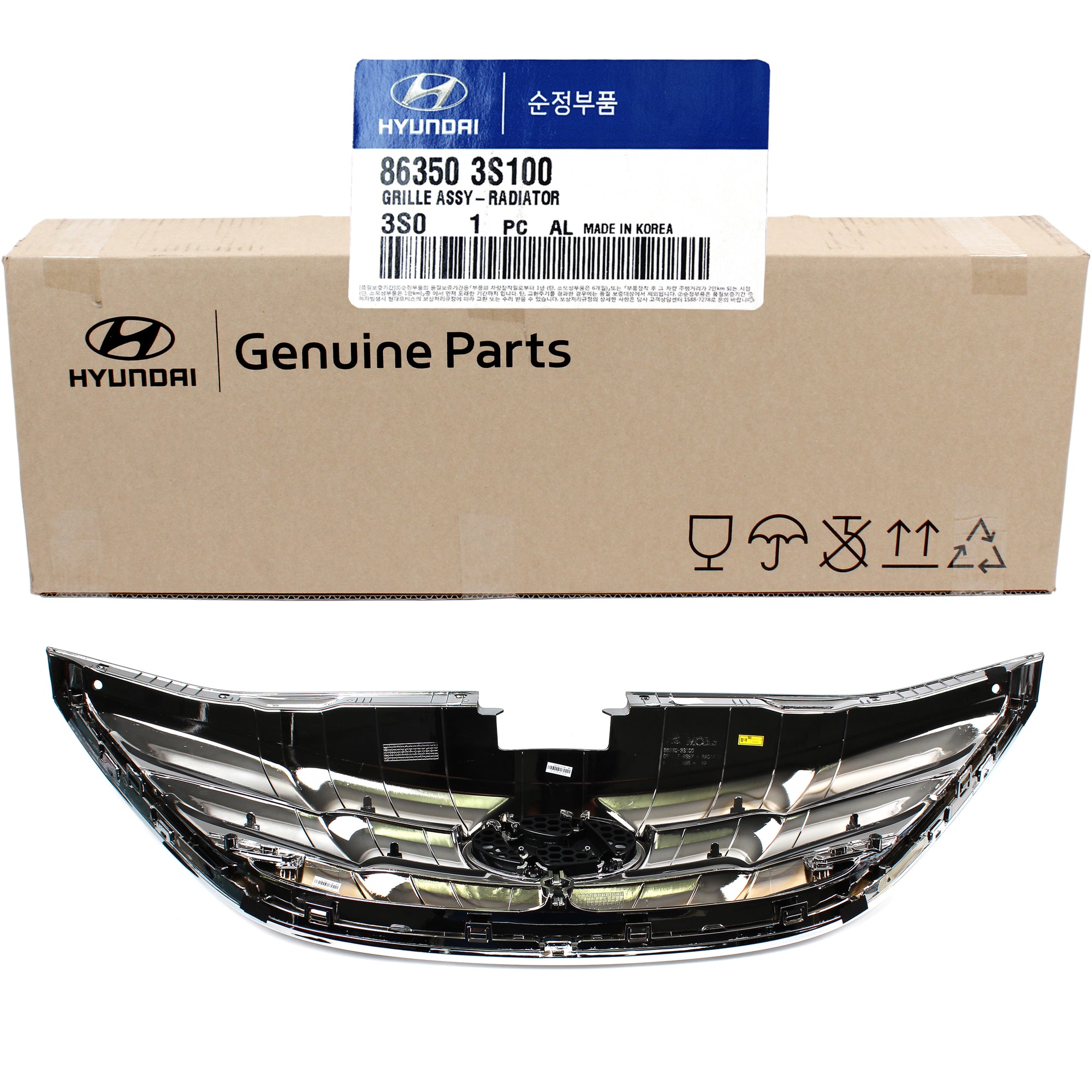 GENUINE OEM Front Radiator Grille With Chrome for 2011-13 Kia Sorento 863502P000 GENUINE OEM Front Radiator Grille With Chrome for 2011-13 Kia Sorento 863502P000