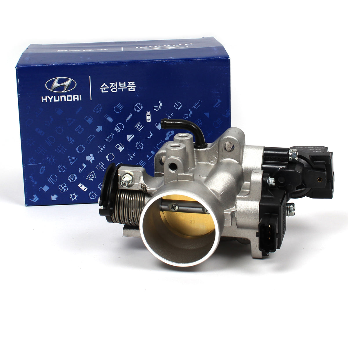 GENUINE Throttle Body Fits 2001-2005 Hyundai Accent 1.6L DOHC OEM 3510026600