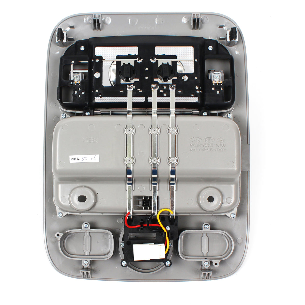 Fits KIA 06-14 Sedona lamp Assy Overhead Console Genuine Gray 92810-4D000QW