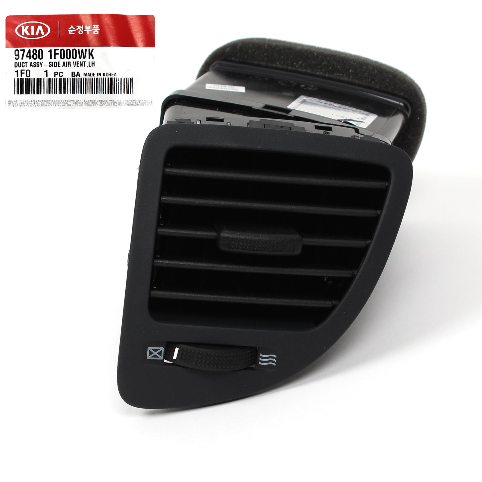 GENUINE Side Air Vent Duct DRIVER LH for 05-10 Kia Sportage 974801F000WK