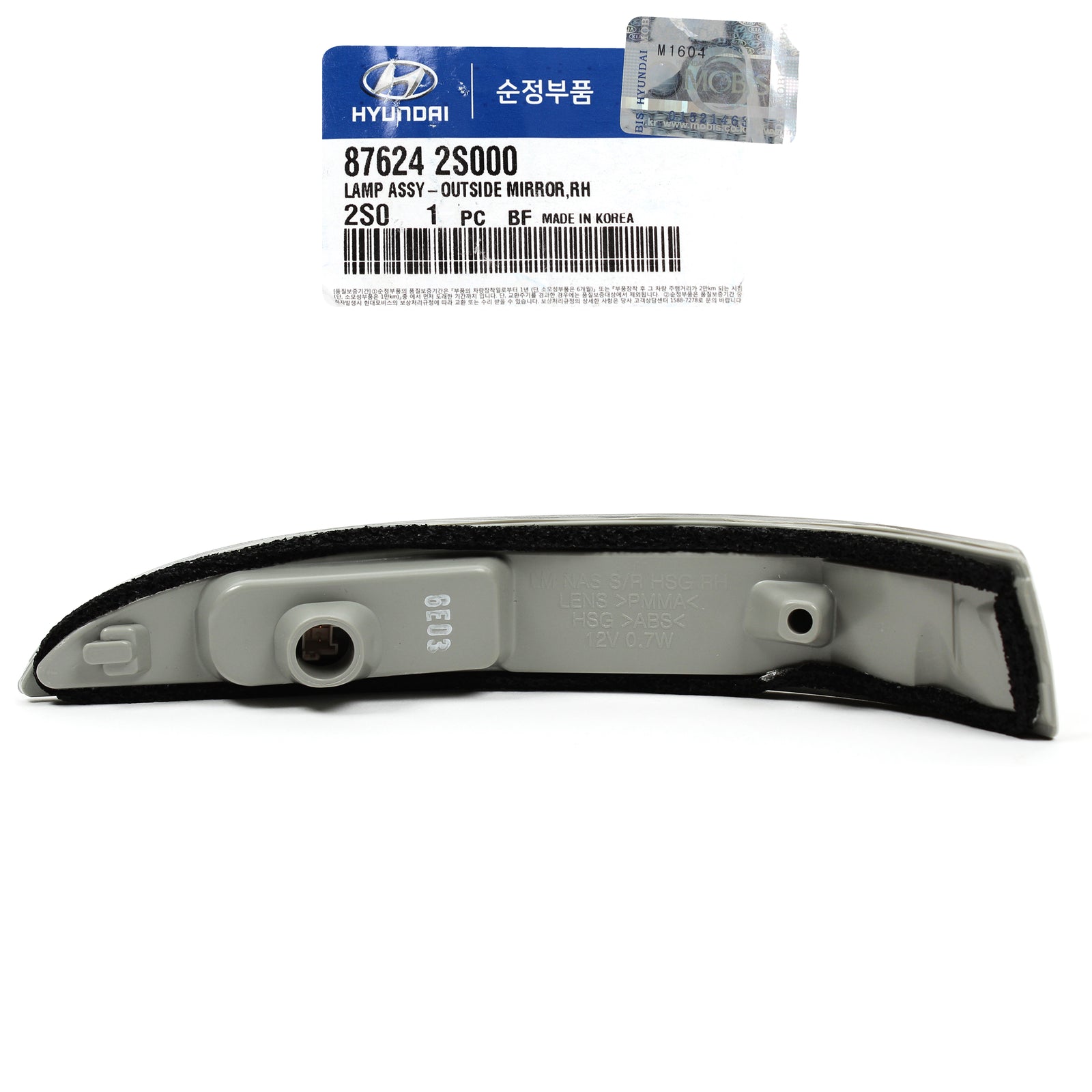 876242S000 Side Mirror Turn Signal lamp Right for Hyundai Tucson 2010-2012