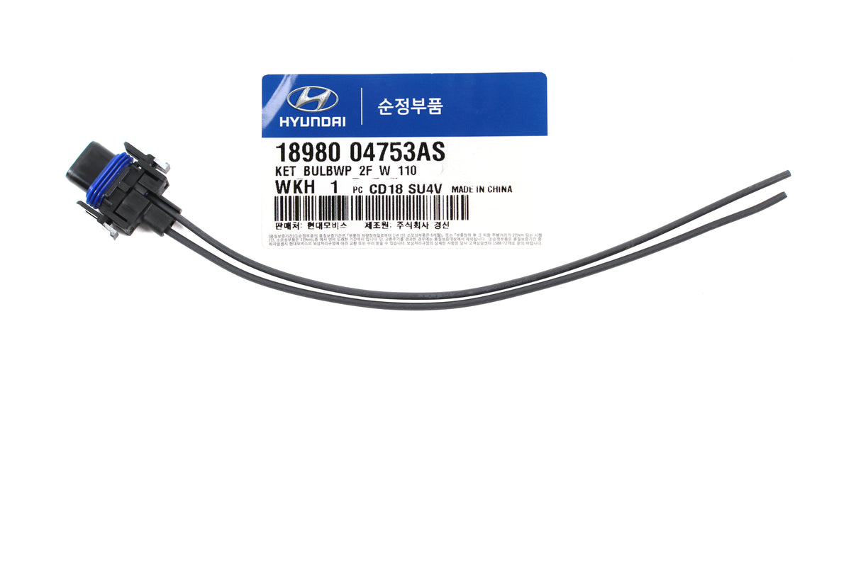 GENUINE Fog lamp Light w/ Connector LEFT &amp; RIGHT for 12-17 Hyundai Veloster OEM