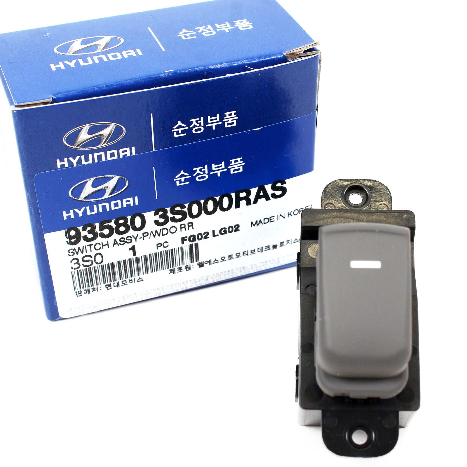 GENUINE REAR Power Window Switch GRAY for 11-15 Hyundai Sonata 935803S000RAS