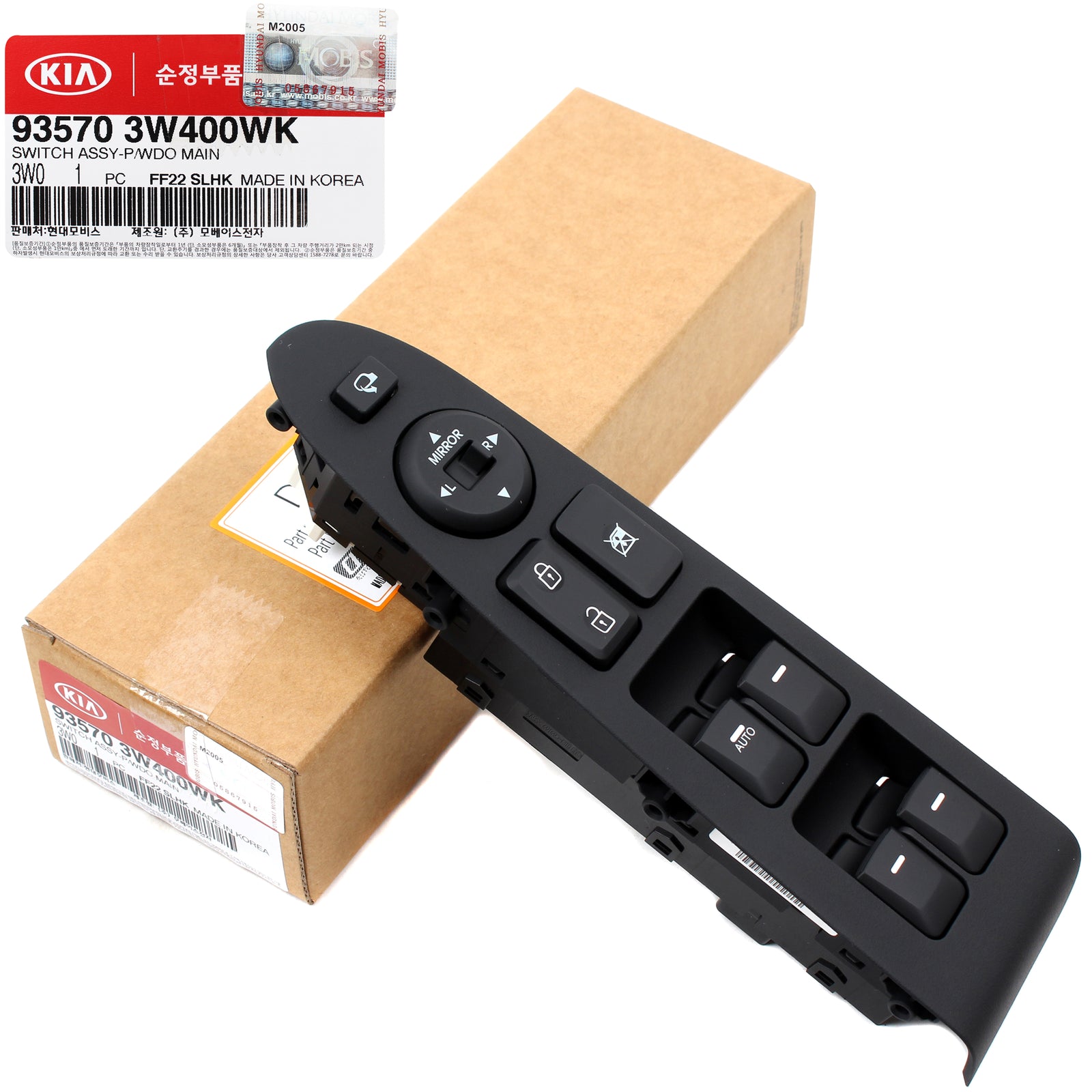 GENUINE Power Window Switch LEFT DRIVER AUTO UP ONLY for 11-16 Kia Sportage
