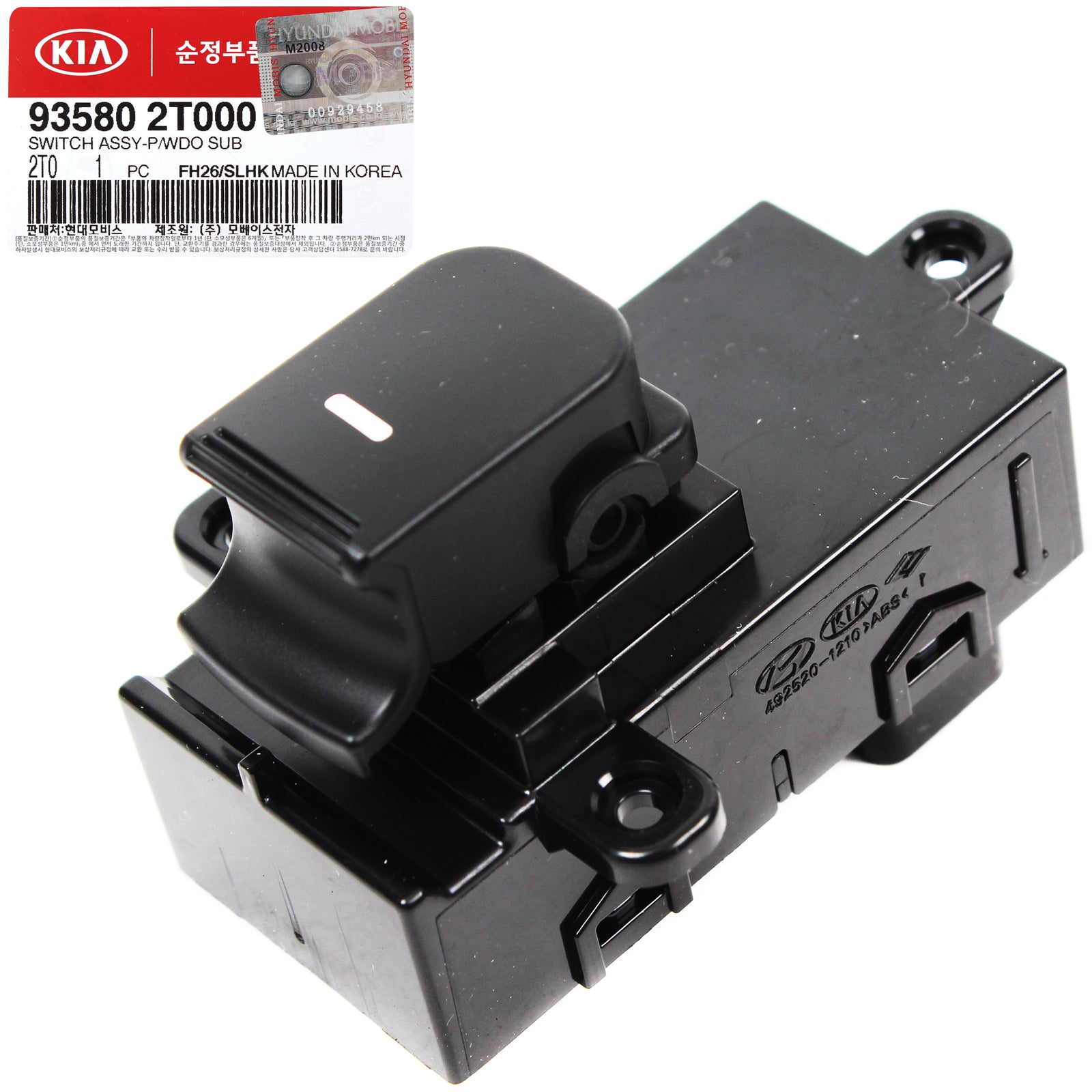 GENUINE Rear Door Power Window Switch for 2011-2013 Kia Optima 935802T000