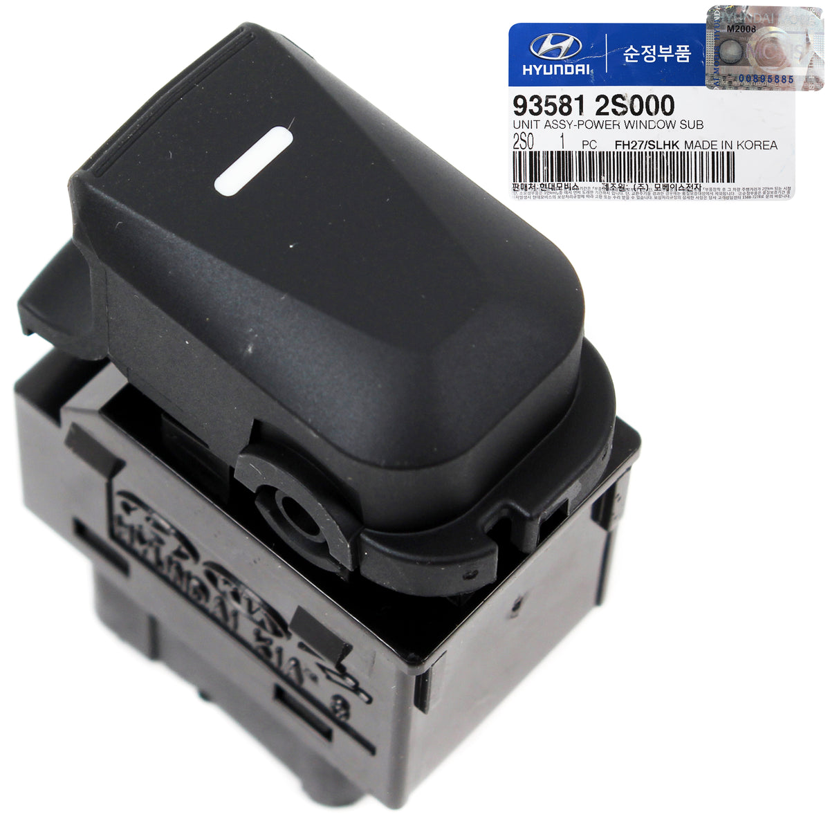 GENUINE Rear Power Window Switch for 2010-2015 Hyundai Tucson 935812S000