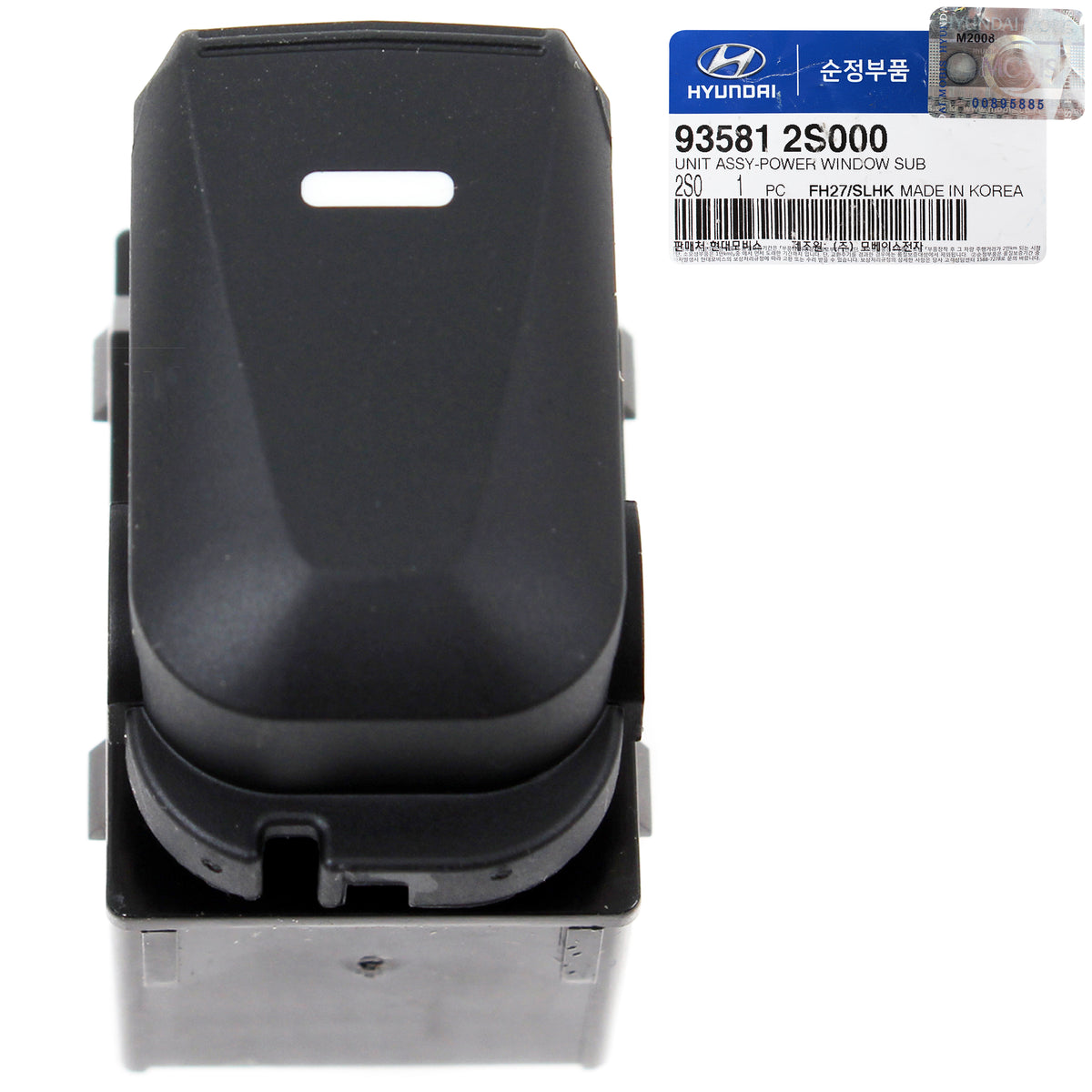 GENUINE Rear Power Window Switch for 2010-2015 Hyundai Tucson 935812S000