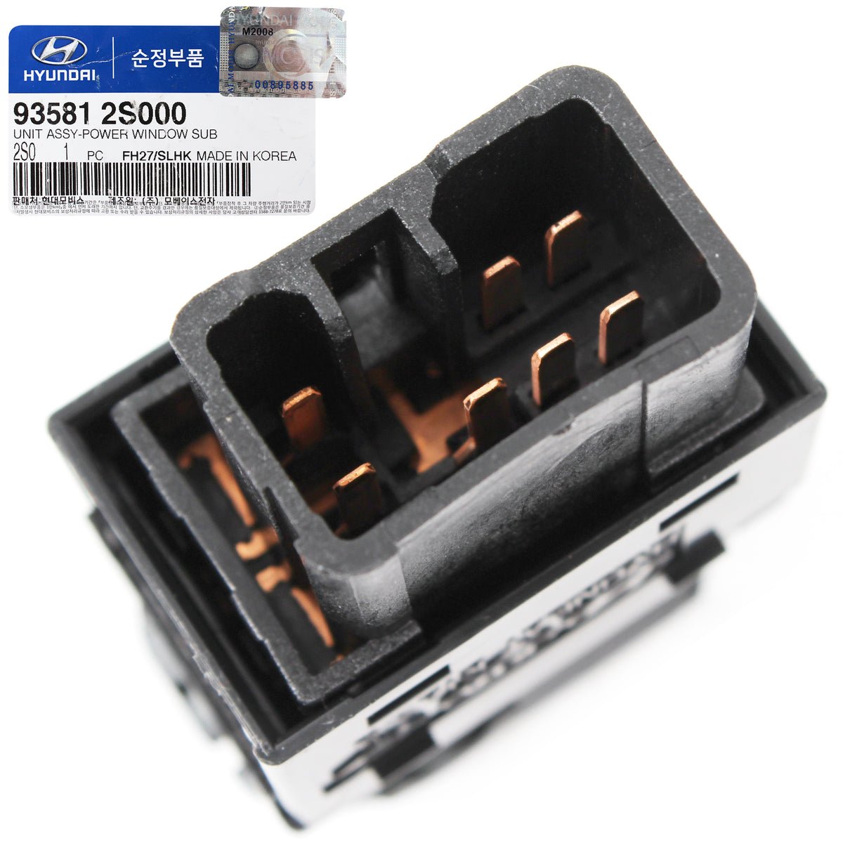 GENUINE Rear Power Window Switch for 2010-2015 Hyundai Tucson 935812S000