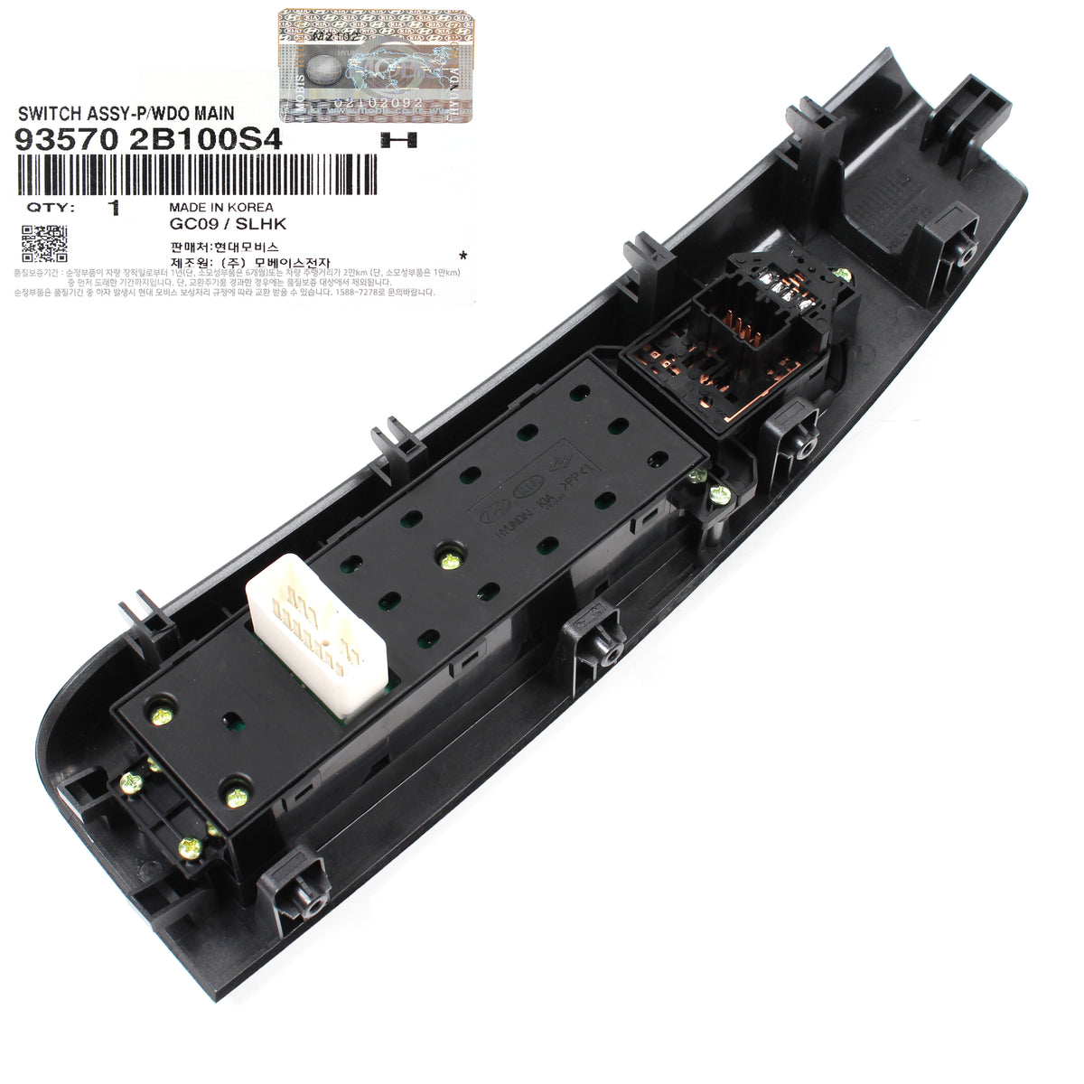 GENUINE Main Power Window Switch LEFT for 07-12 Hyundai Santa Fe 935702B100S4