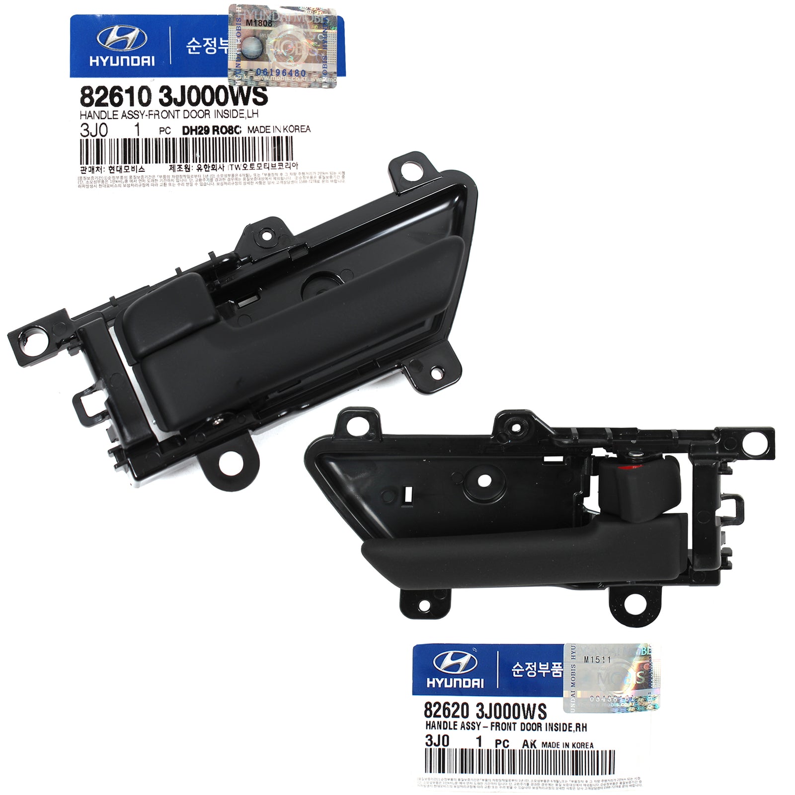 GENUINE Inside Door Handle Front LT RT for 07-12 Hyundai Veracruz 826103J000WS