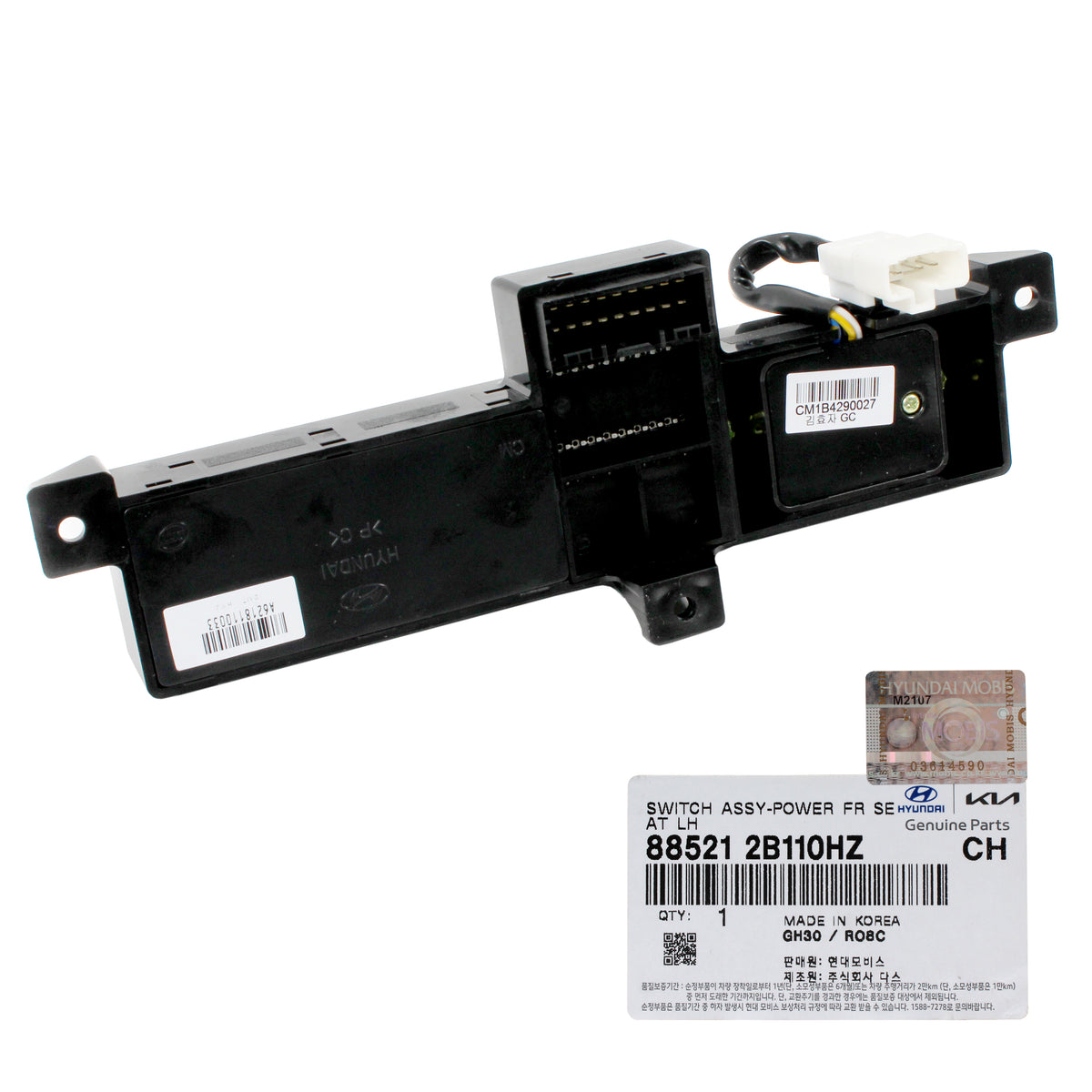 GENUINE Front Power Seat Switch LEFT for 10-12 Hyundai Santa Fe 885212B110HZ