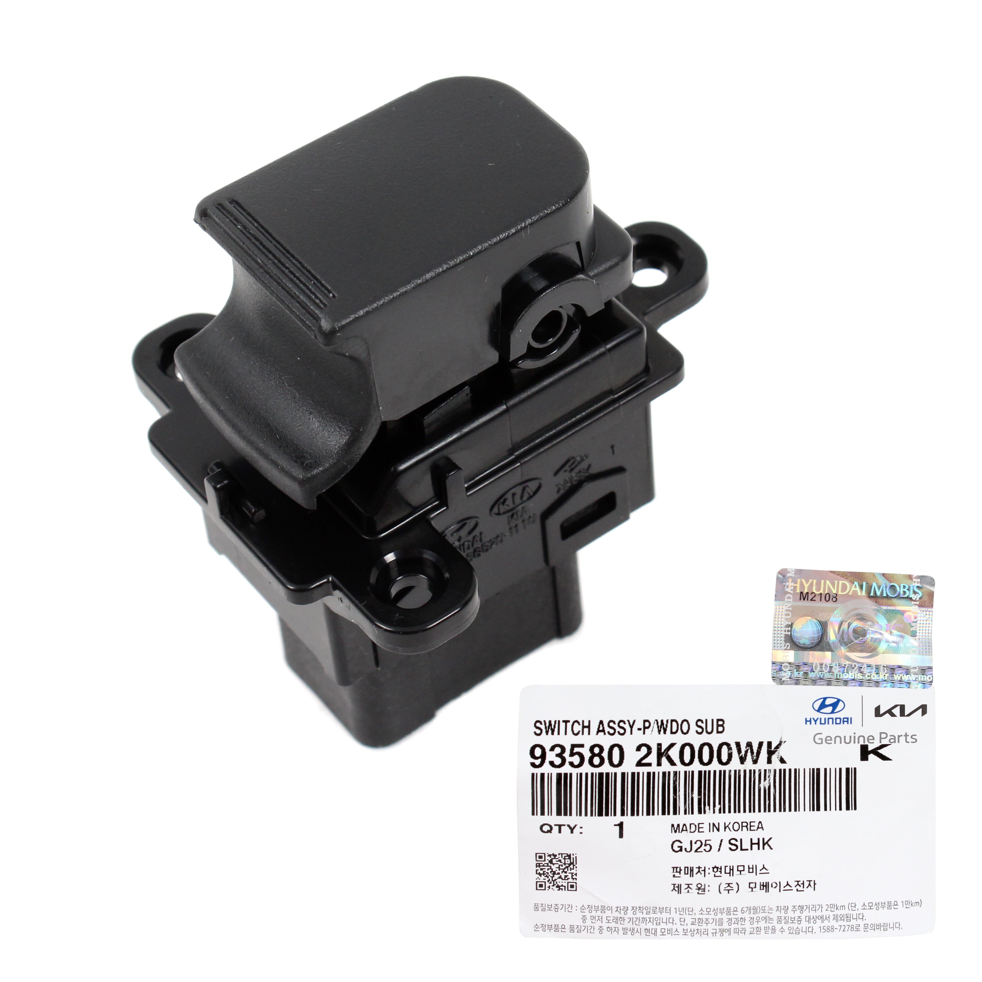 GENUINE Rear Power Window Switch LEFT or RIGHT for 11-13 Kia Soul 9358 ...