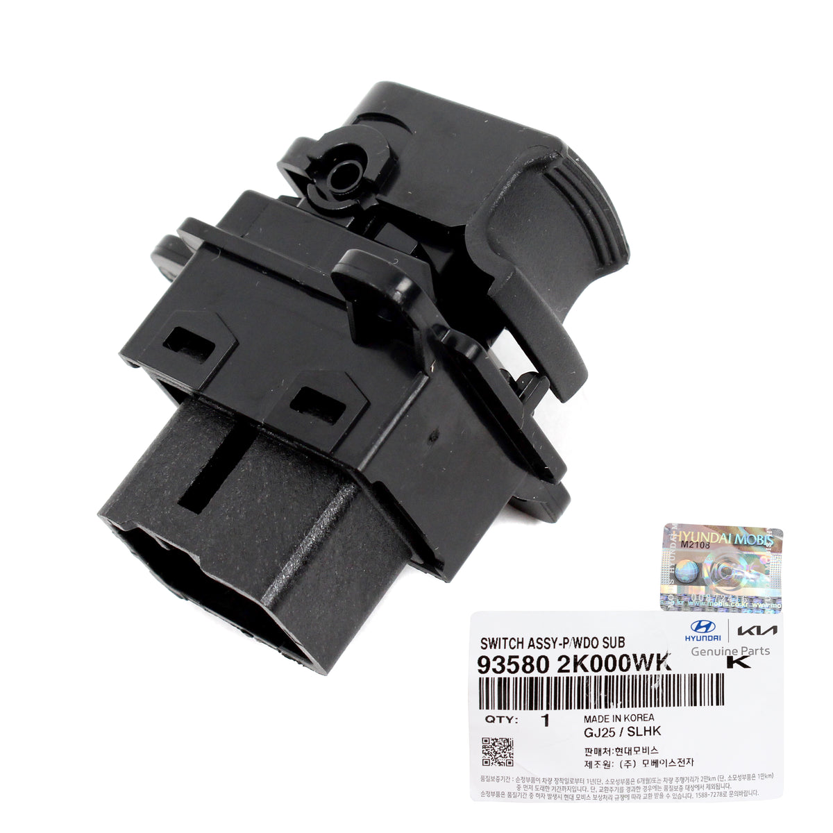 GENUINE Rear Power Window Switch LEFT or RIGHT for 11-13 Kia Soul 935802K000WK