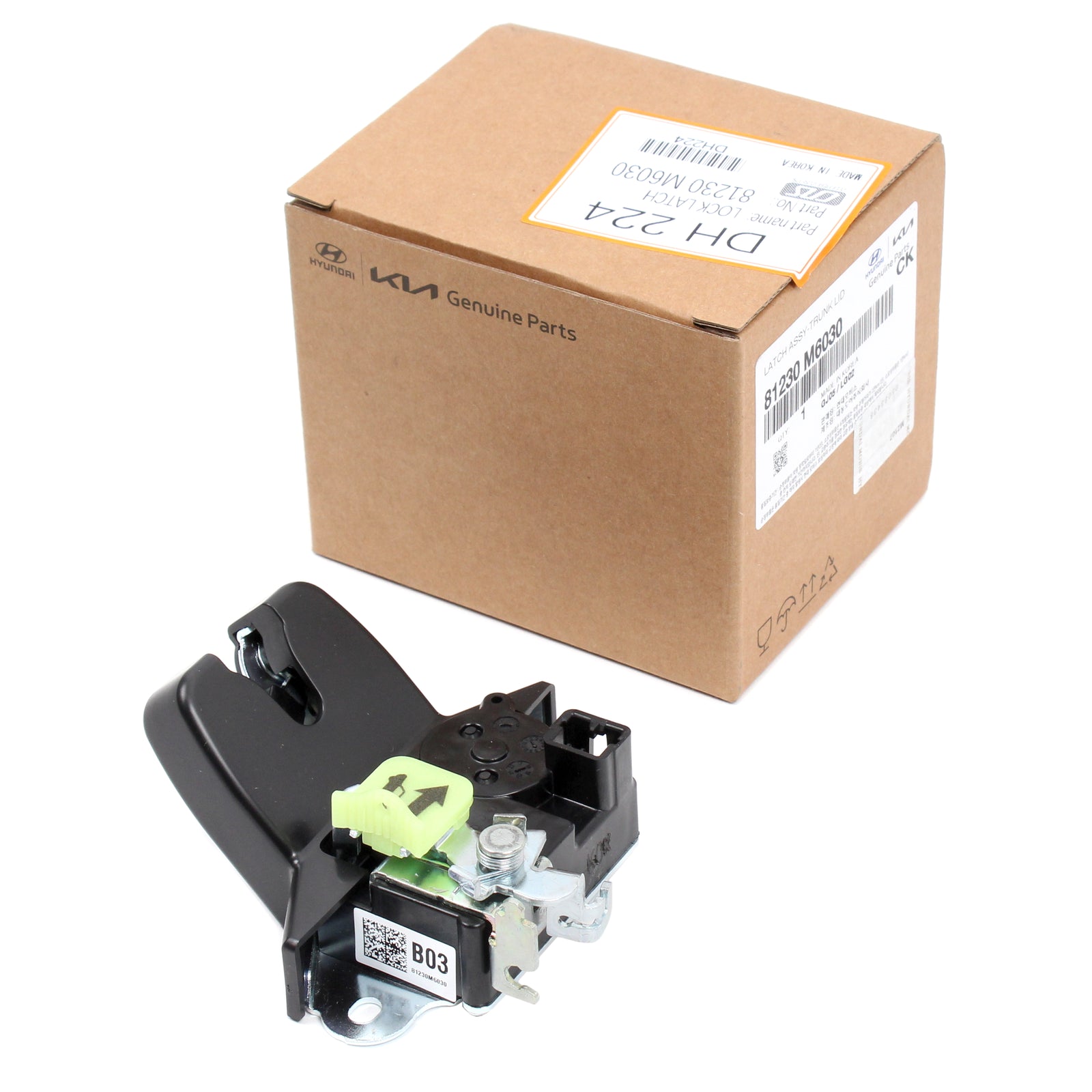 GENUINE Rear TRUNK LID Lock Latch for KIA FORTE SEDAN 2019-2020 OEM 81230M6030