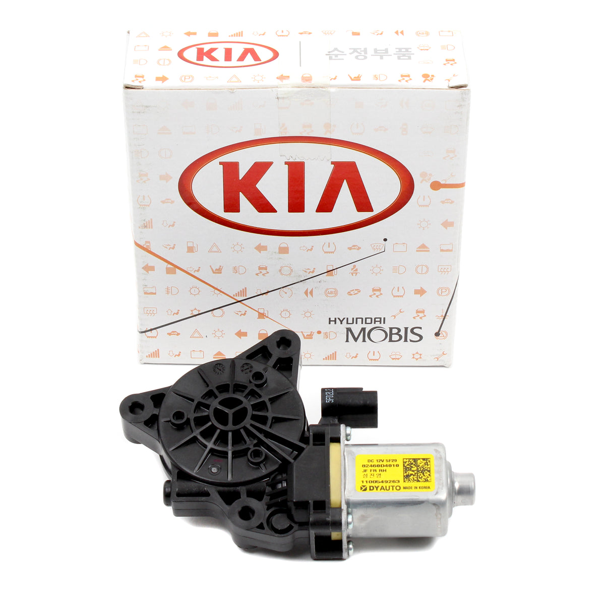 GENUINE Power Window Motor FRONT RIGHT PASSNGR for 16-20 Kia Optima 82460D4010