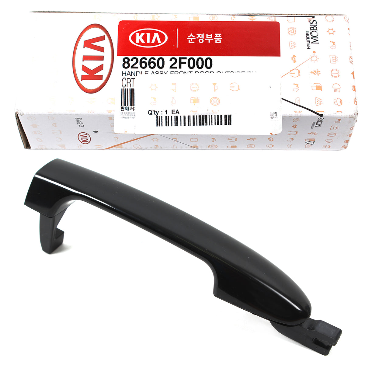 GENUINE Outside Door Handle FRONT RIGHT for 2004-09 Kia Spectra 826602F000
