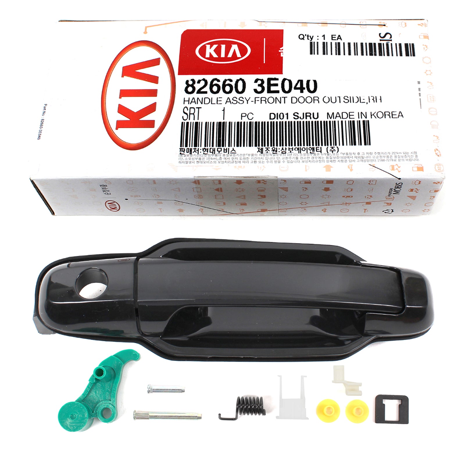 GENUINE Outside Door Handle FRONT RIGHT for 2007-2009 Kia Sorento OEM 826603E040
