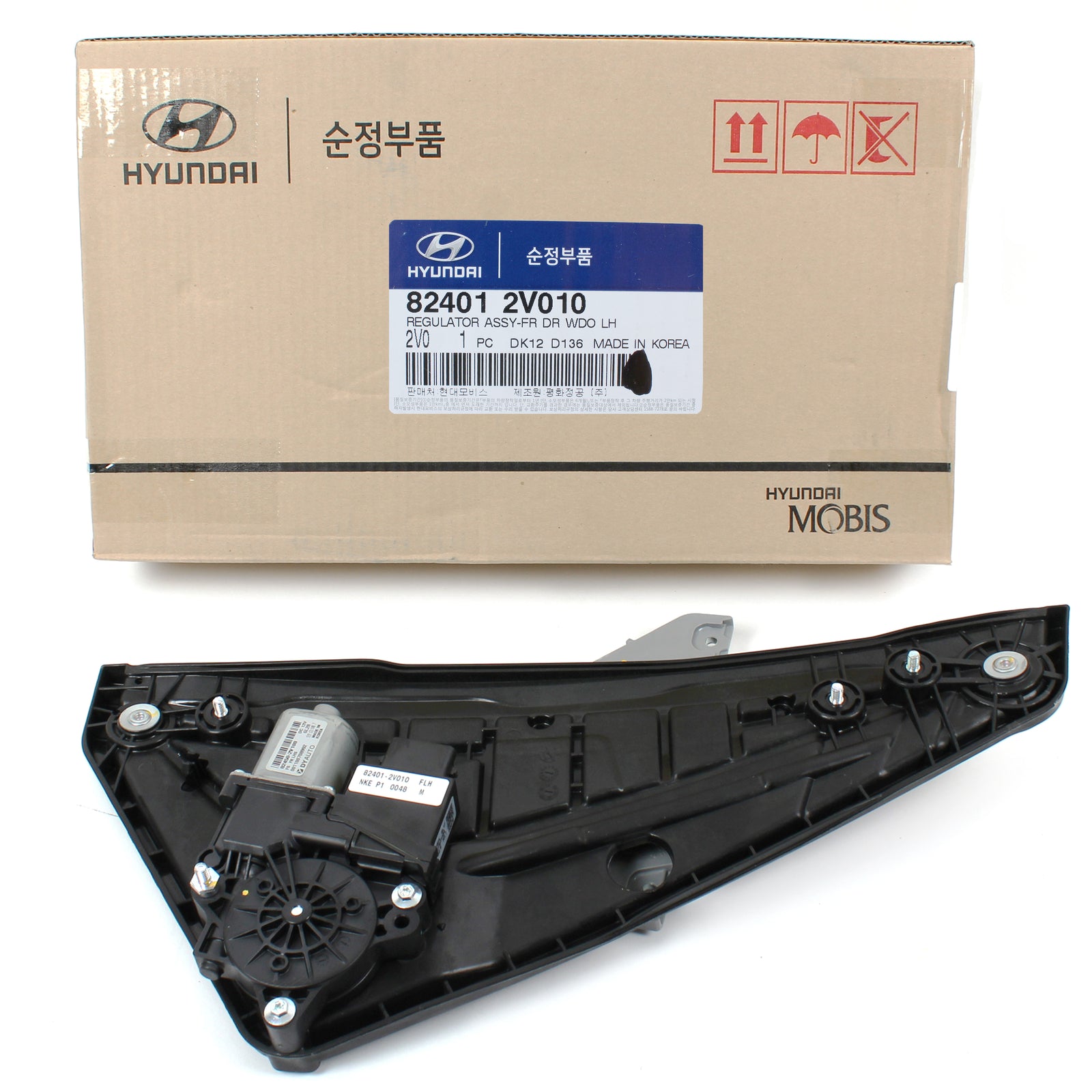 GENUINE Power Window Regulator FRONT LEFT for 12-17 Hyundai Veloster 824012V010