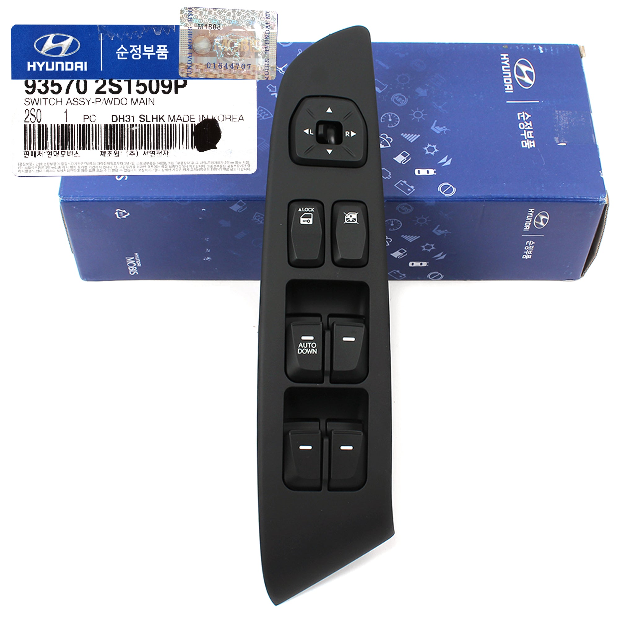 GENUINE Front Power Window Switch AUTO DOWN ONLY for 2010-2015 Hyundai Tucson