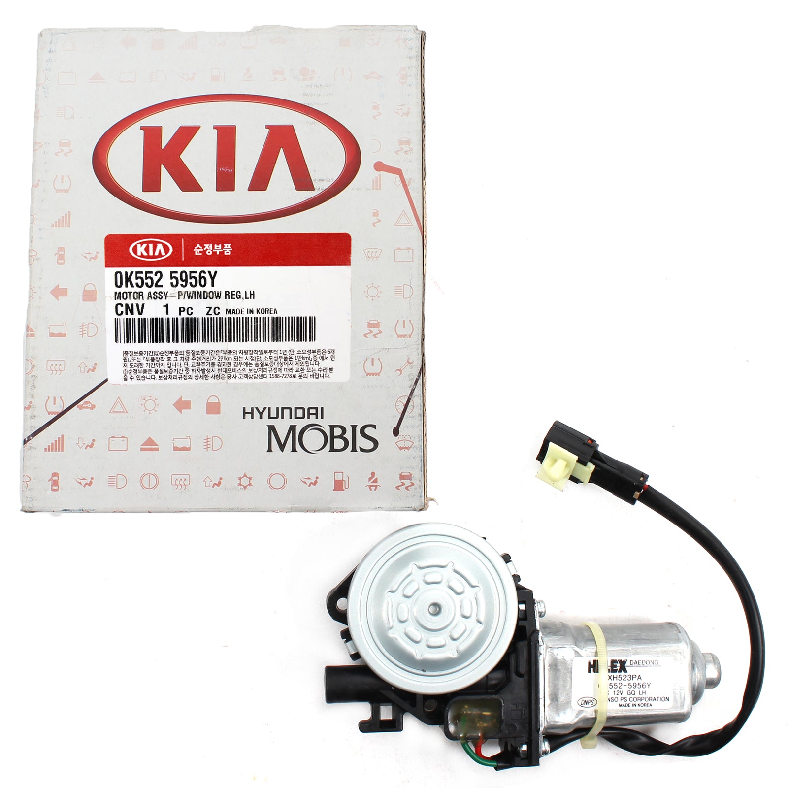 GENUINE Power Window Motor FRONT LEFT for 03-09 Kia Sedona Sorento 0K5525956Y