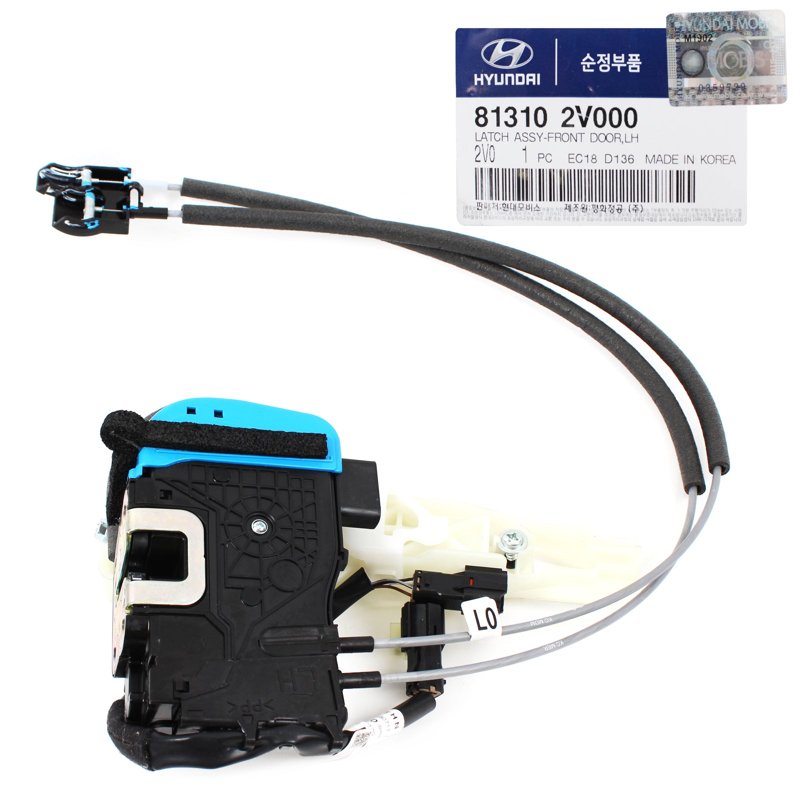 GENUINE Door Lock Actuator FRONT LEFT for 12-17 Hyundai Veloster 813102V000