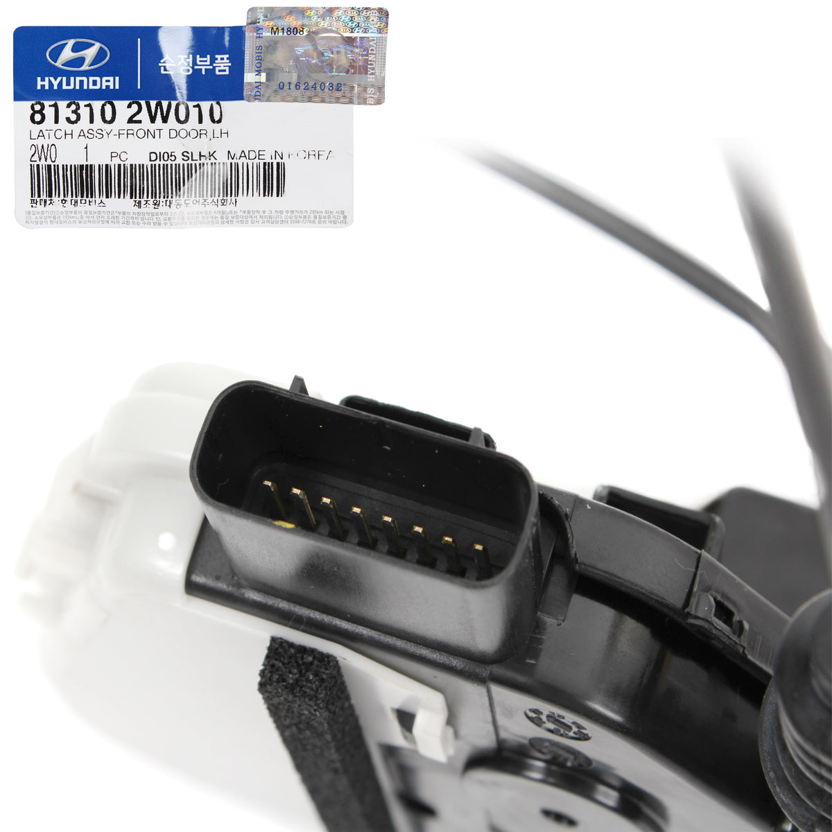 Door Lock Actuator FRONT LEFT GENUINE for 13-19 Hyundai Santa Fe 813102W010