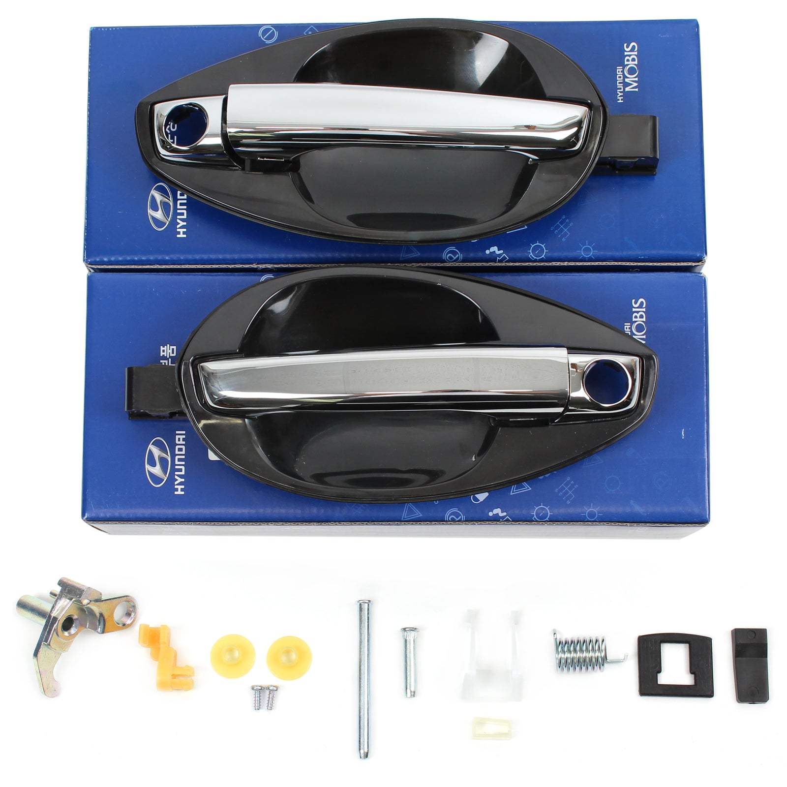 GENUINE Outside Door Handle Chrome Set LH RH for 03-08 Hyundai Tiburon