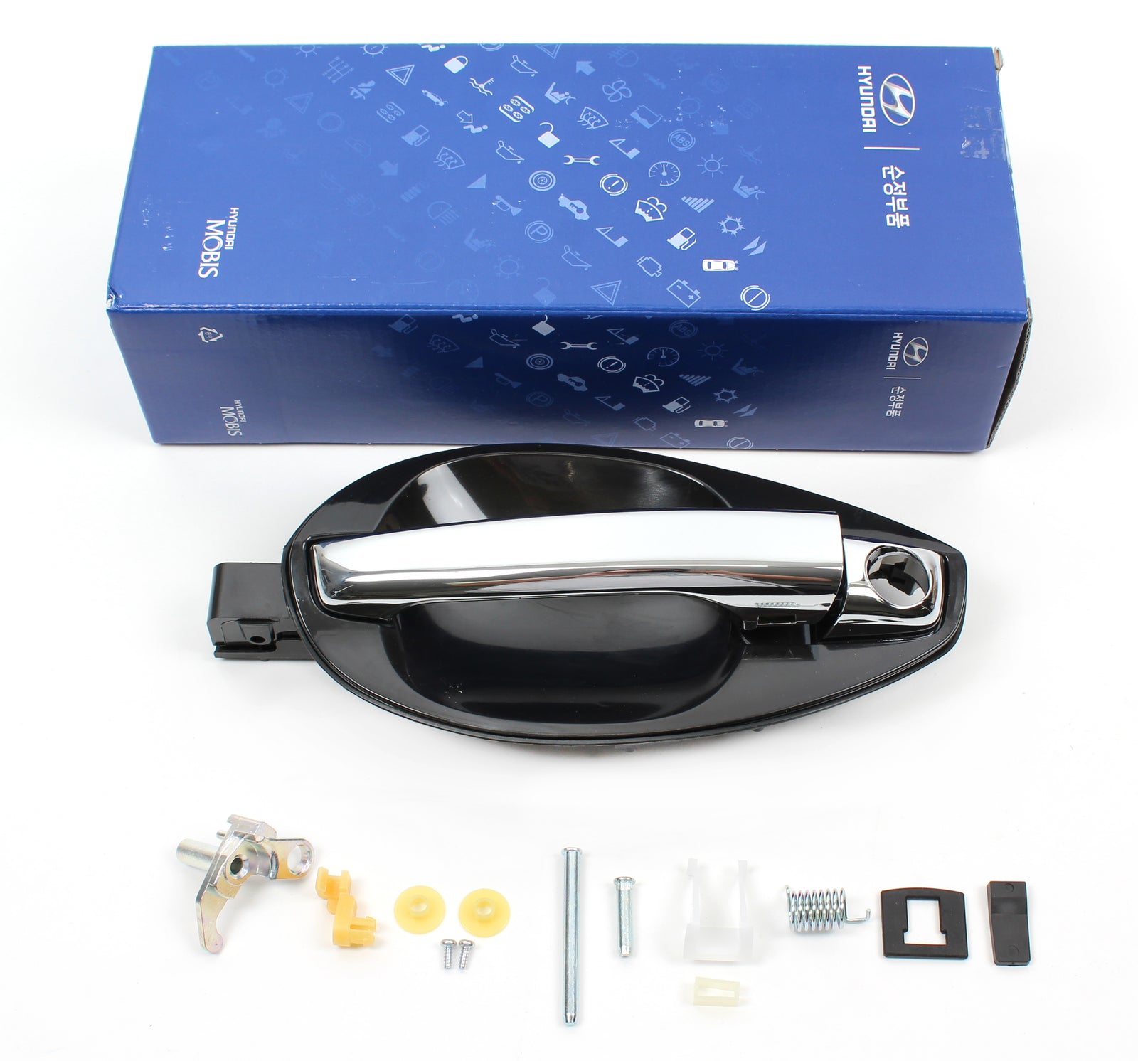 GENUINE Outside Door Handle Chrome DRIVER for 03-08 Hyundai Tiburon 826502C010