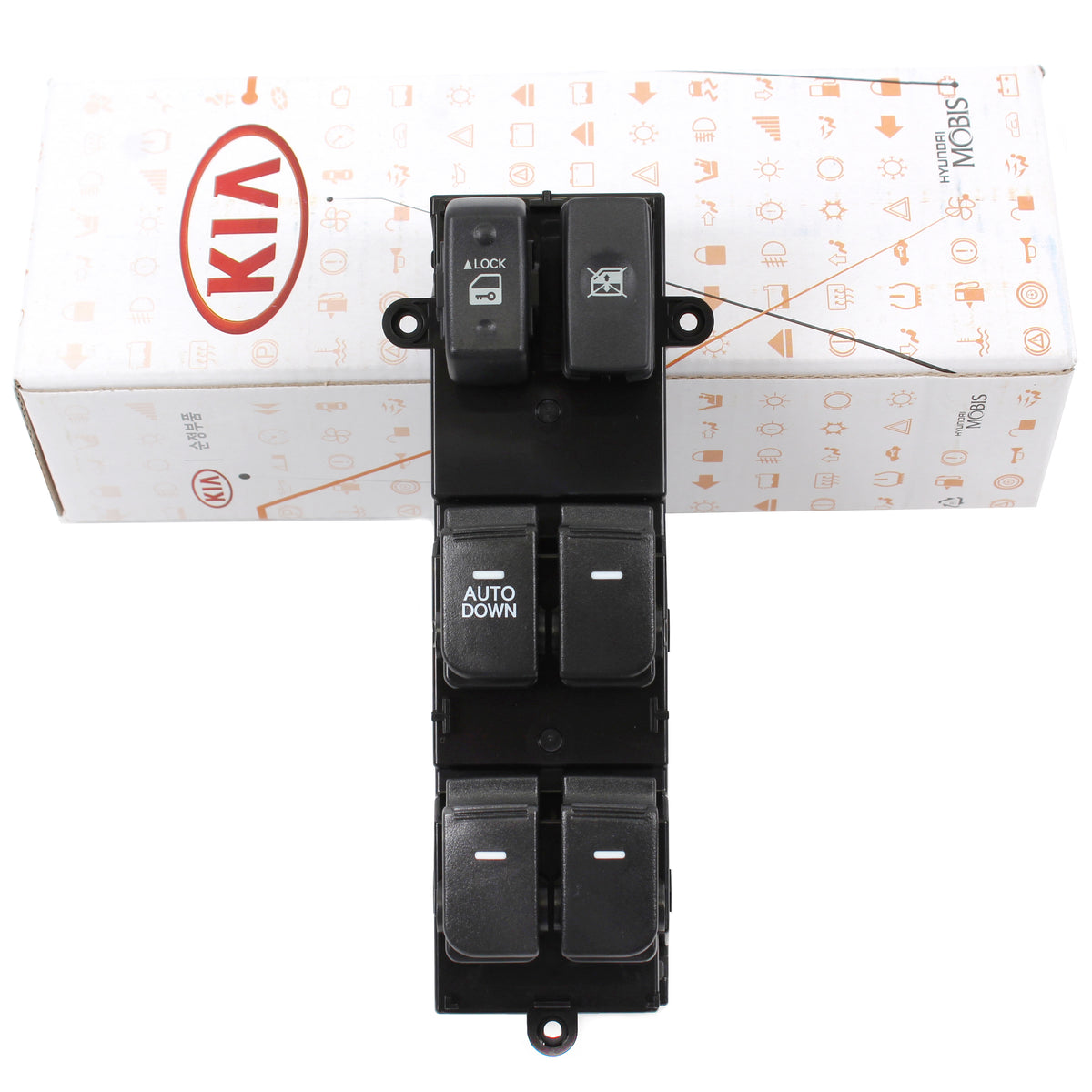 GENUINE Power Window Main Switch LEFT for 2011-2013 Kia Soul 935702K010WK